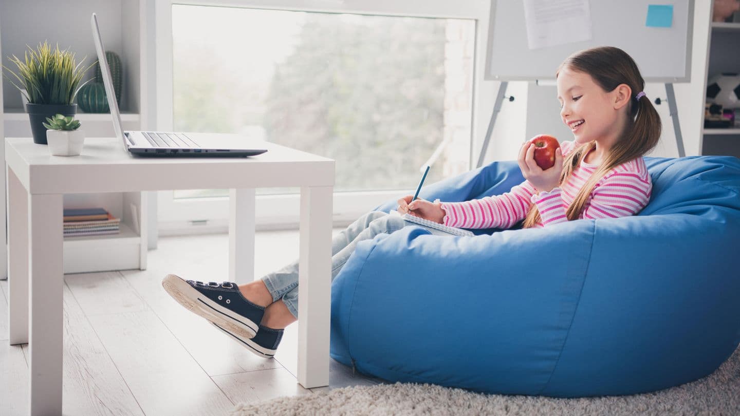 Genieße den ultimativen Komfort eines Sitzsack fuer Kinder