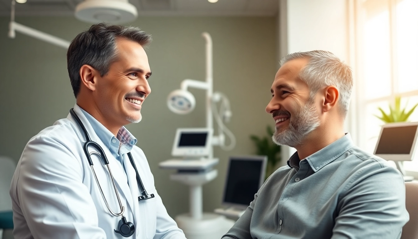 Haartransplantation Türkei kosten, professionelle Beratung in einer modernen Klinik mit freundlichem Arzt.