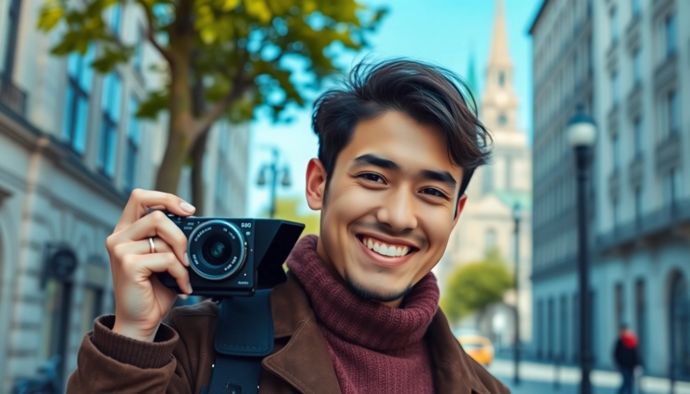 Fotograf für Tinder München zeigt einen charismatischen Einzelnen in München.