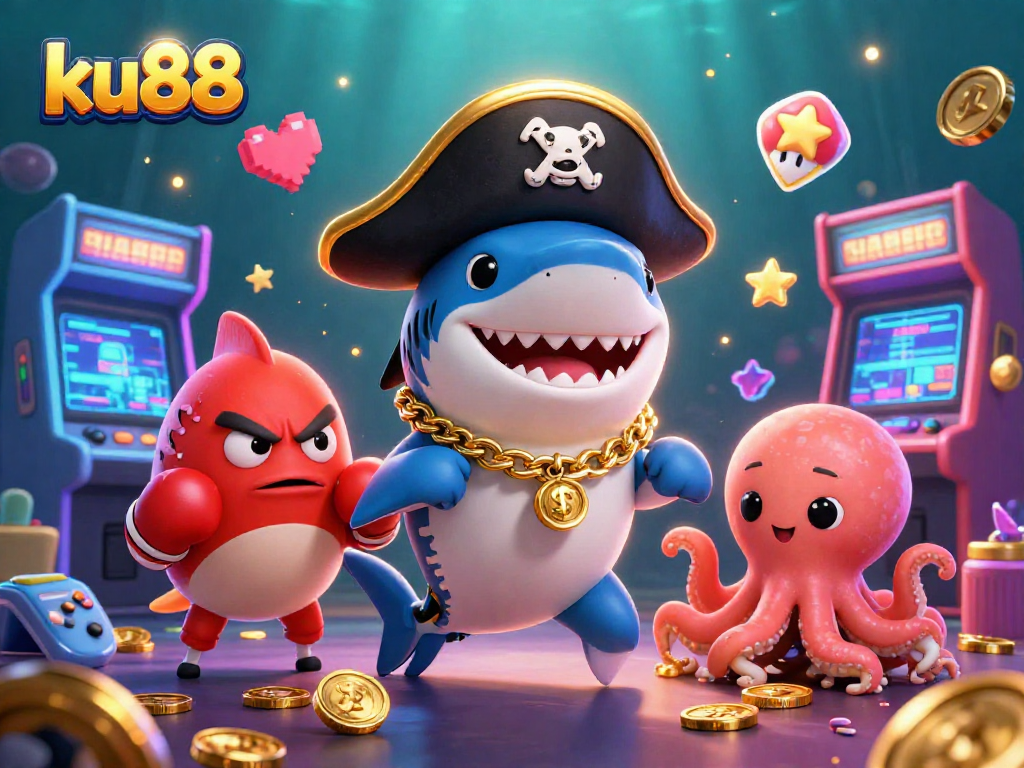 ku88 offers an exciting adventure with dynamic characters in a vibrant casino atmosphere