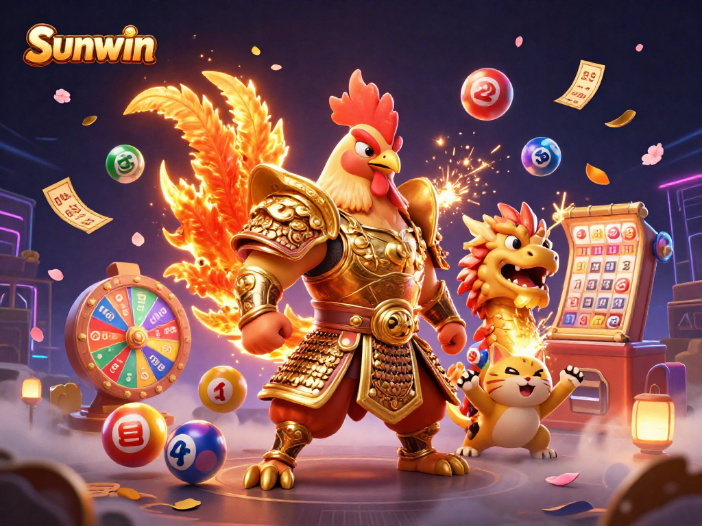 Engage with thrilling gameplay at Sunwin featuring dynamic characters and vibrant casino elements.