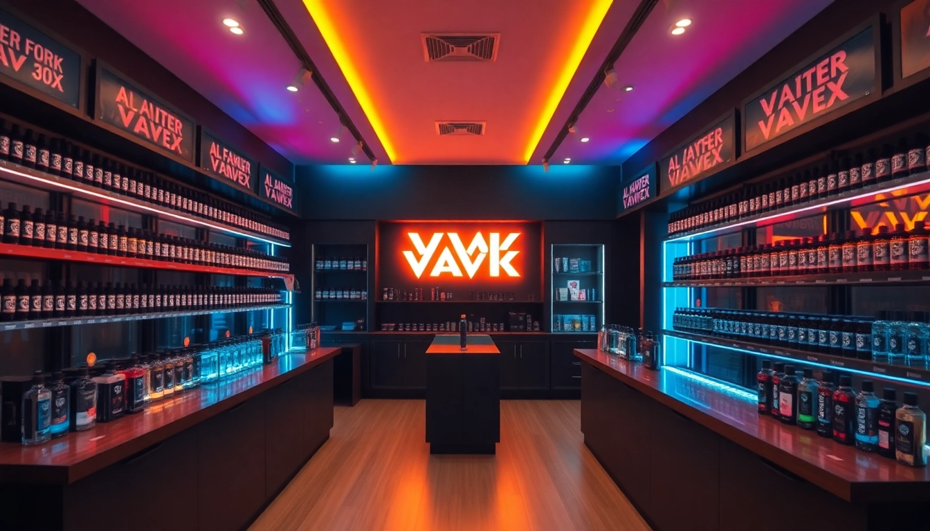 Al Fakher 30K Hypermax entspannend in einem Vape Shop präsentieren.