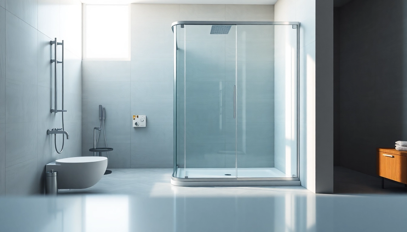 Erleben Sie die stilvolle sonni Duschkabine 90x90 in einem modernen Badezimmer mit eleganten Details.
