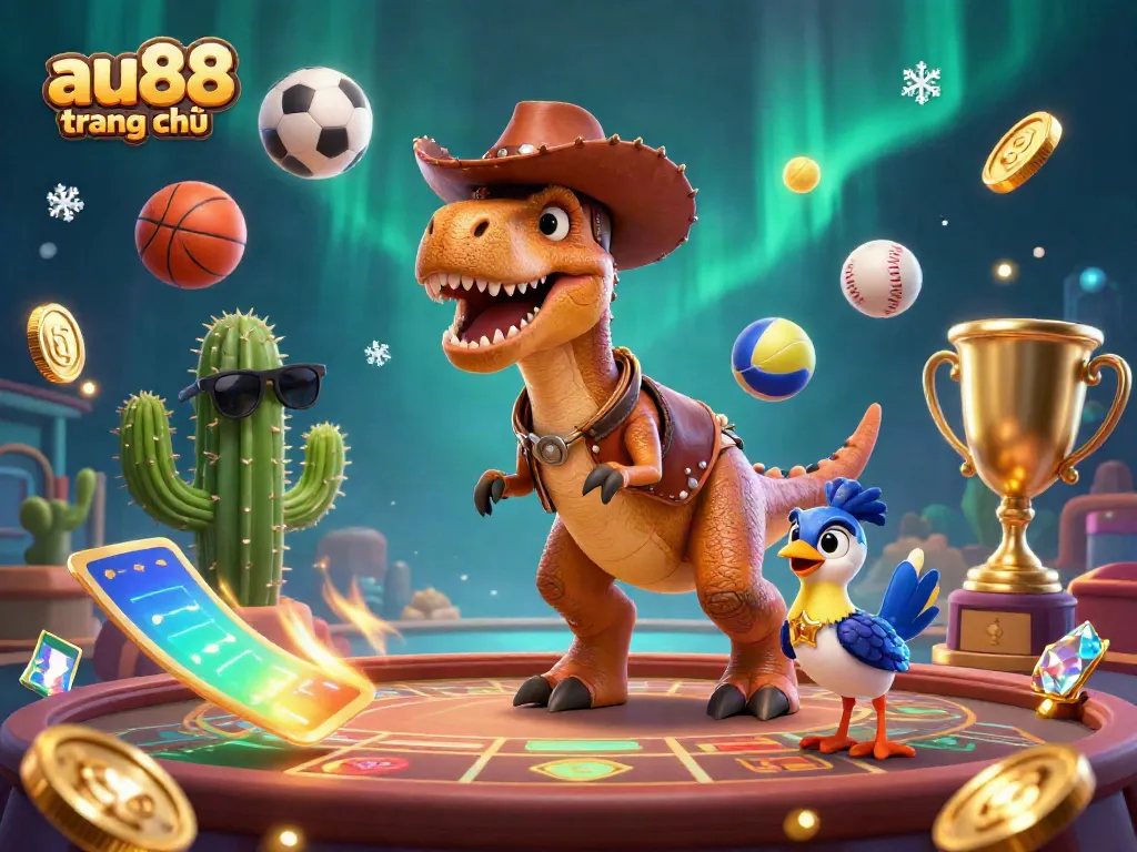Experience the excitement of gaming with the colorful characters in the au88 trang chủ scene full of action.