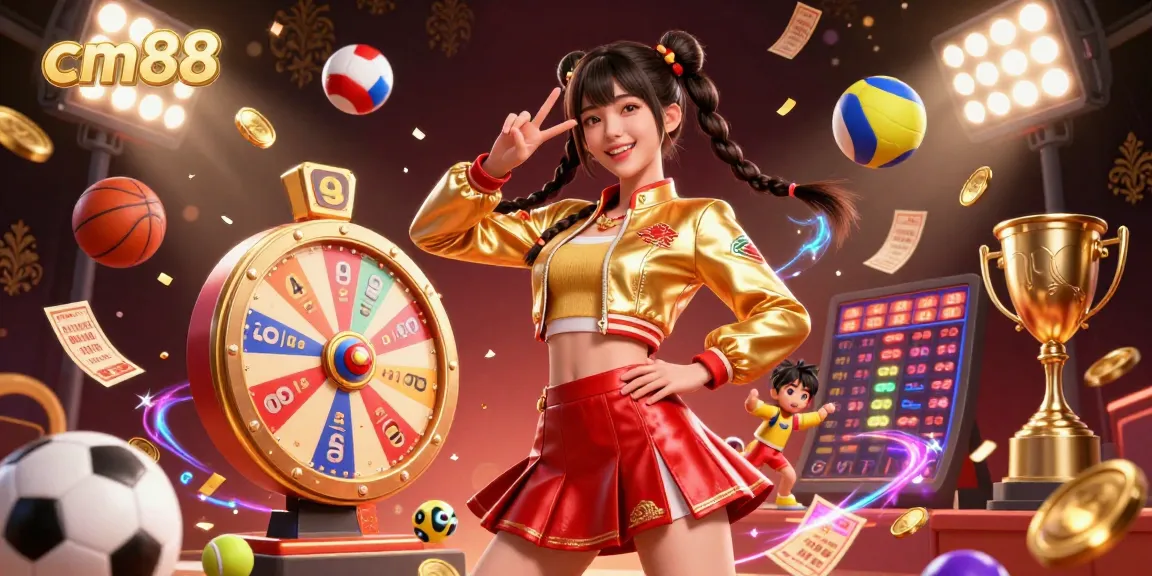 Experience the excitement of cm88 as you spin and win with vibrant colors and engaging game elements.