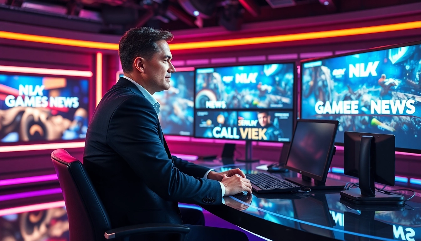 Aktuelle Games News im Fokus, Reporter präsentiert spannende Informationen über Spiele.