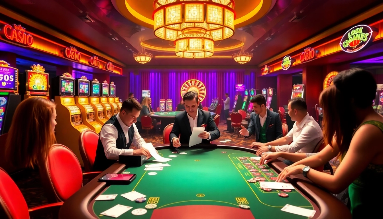 Experience the thrill of gaming with TG88 in a luxurious casino setting full of excitement.