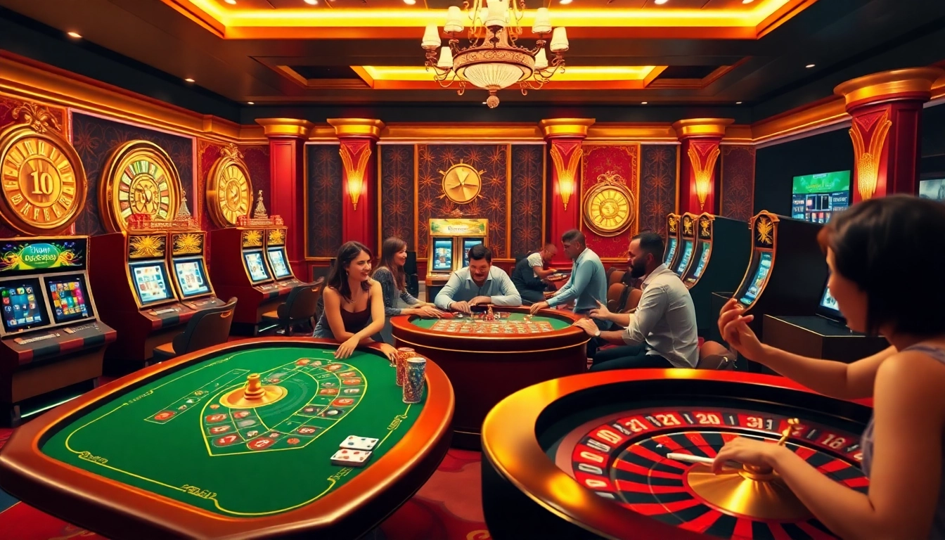 Experience thrilling gameplay at home eejl online casino with vibrant tables and excited players.