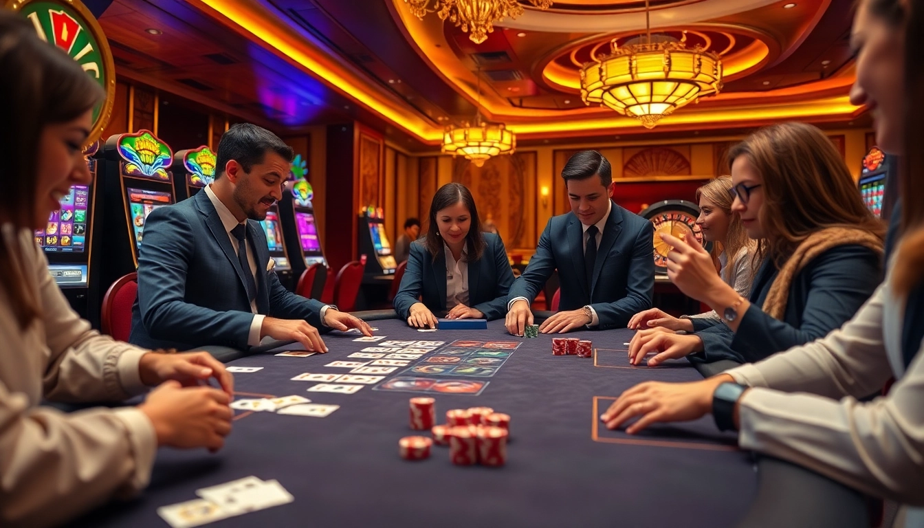 Experience thrilling gaming at XOCDIA88 with vibrant casino tables and exciting action.