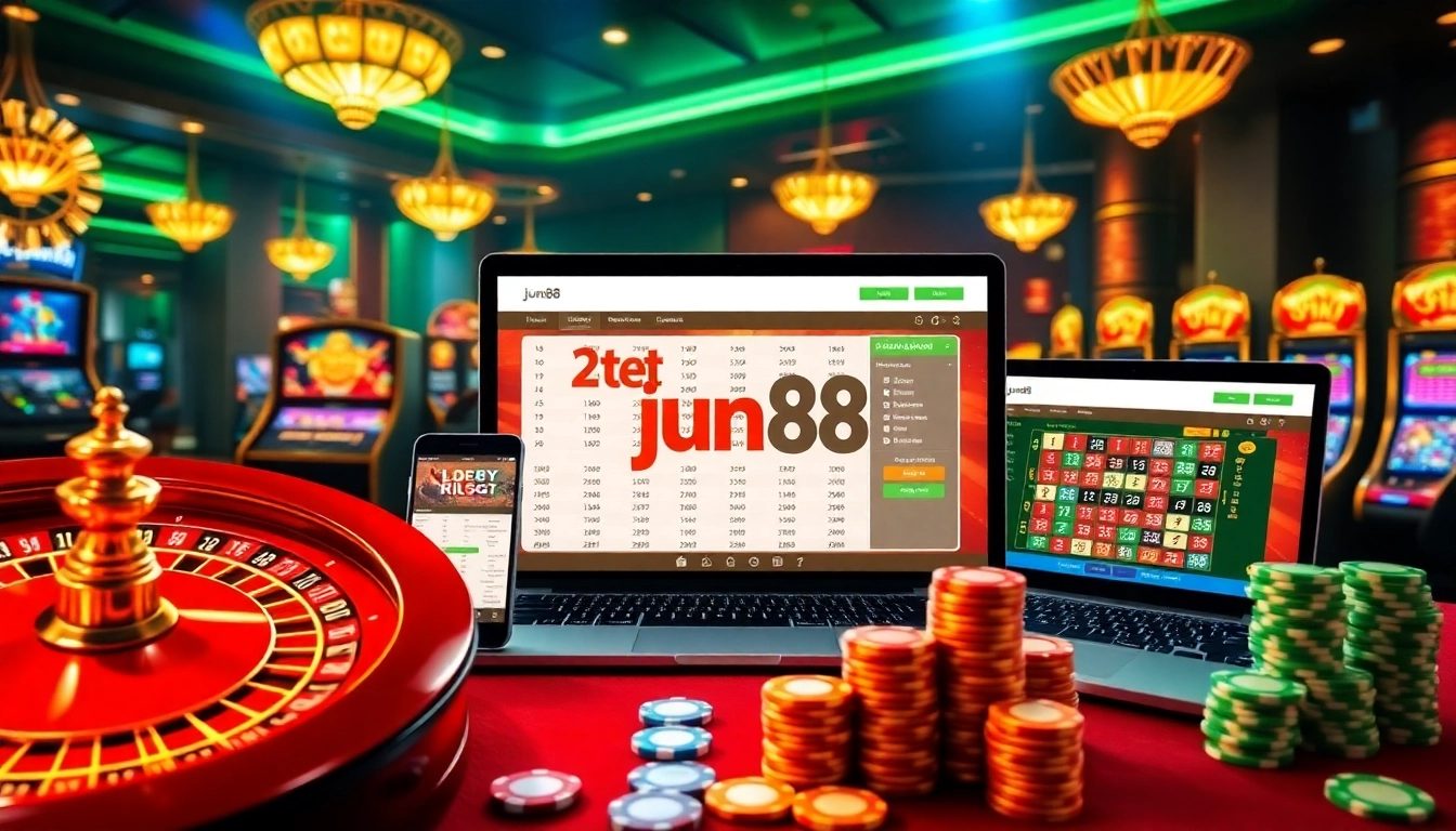 Experience the thrill of jun88 with dynamic online gaming and exciting casino elements.