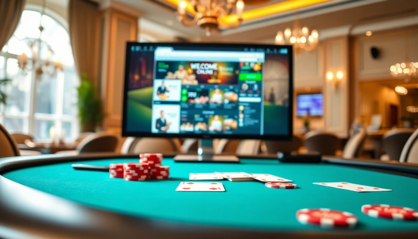 A magyar online kaszinó izgalmas élményét bemutató játékasztal élénk színekkel.