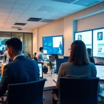 美洽 AI 技术在现代办公环境中提升客户服务互动体验。