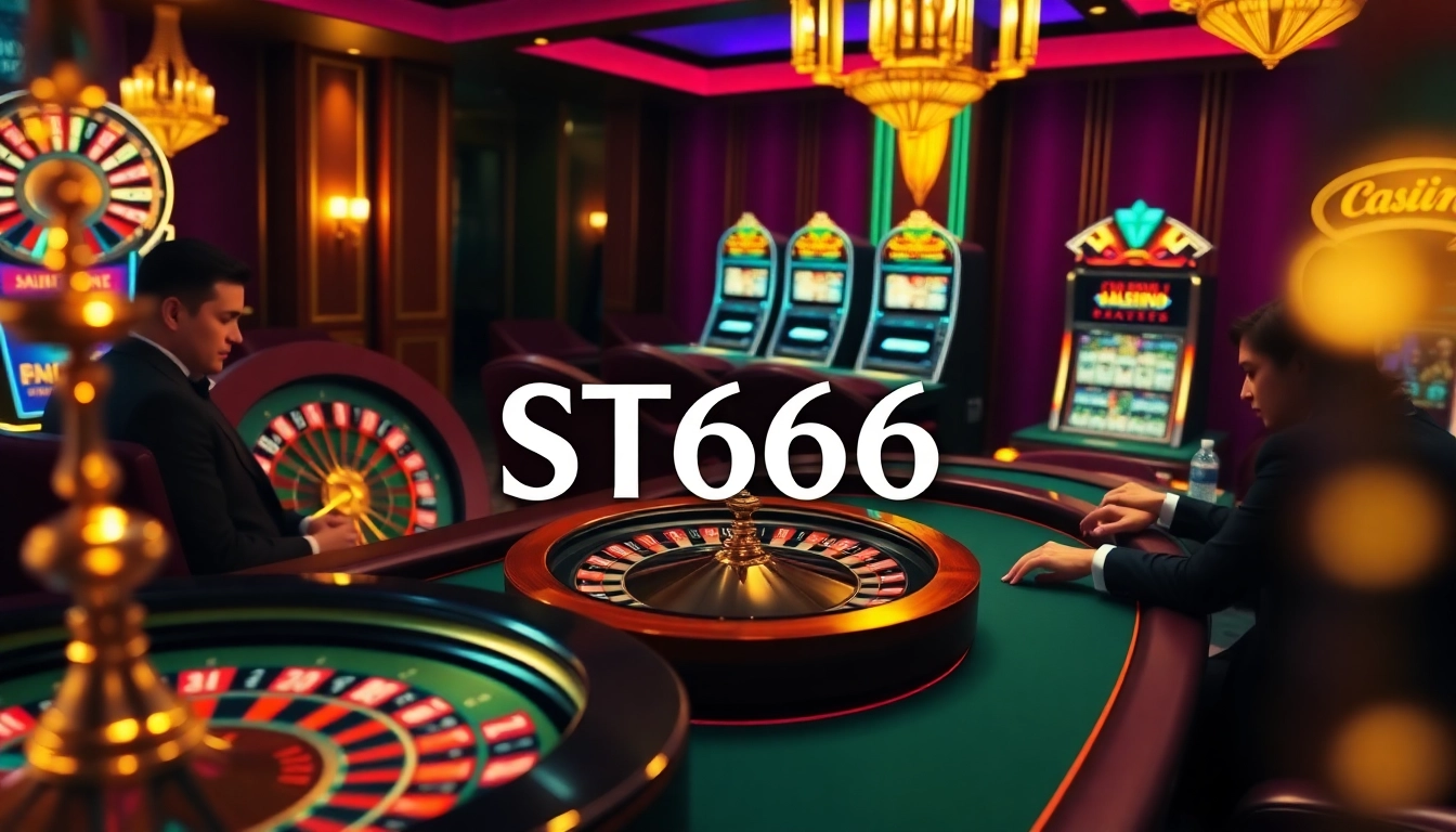 Experience the excitement of high-stakes gambling with ST666 at this luxurious casino.