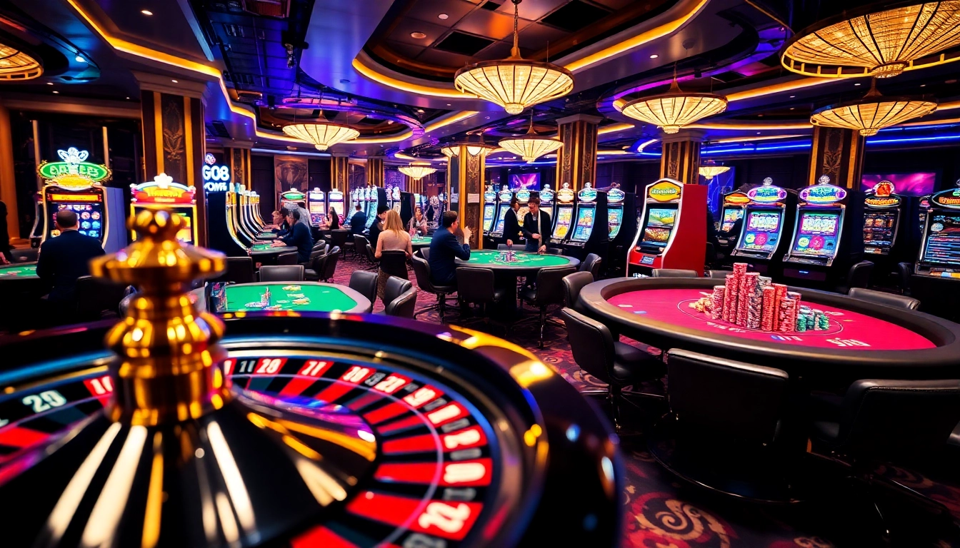 Players enjoying dynamic table games and slots at GO8 com casino, experiencing exciting wins.