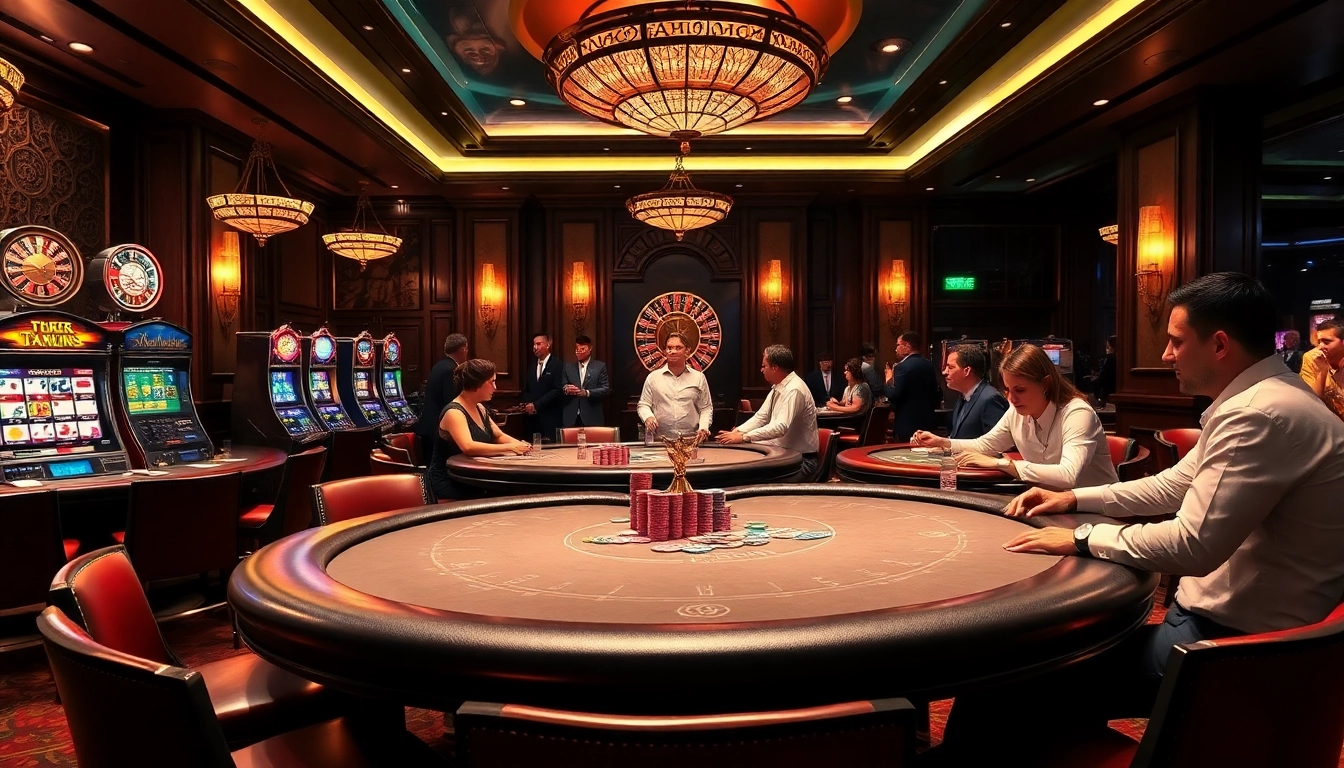 Experience luxury gambling at https://luck8.plus/ with vibrant tables and excited players.