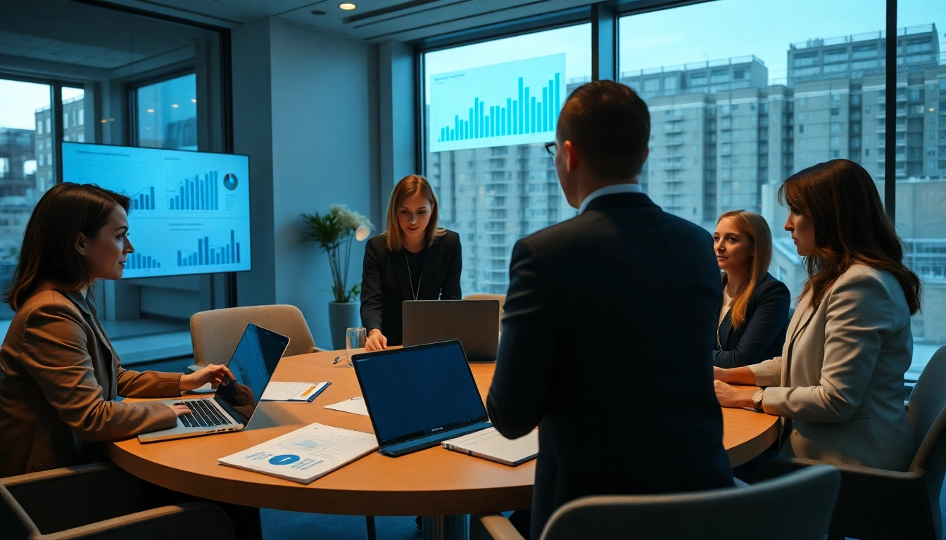 Personalvermittlung Vertrieb in einem professionellen Rekrutierungsumfeld mit einem vielfältigen Team, das Strategien entwickelt