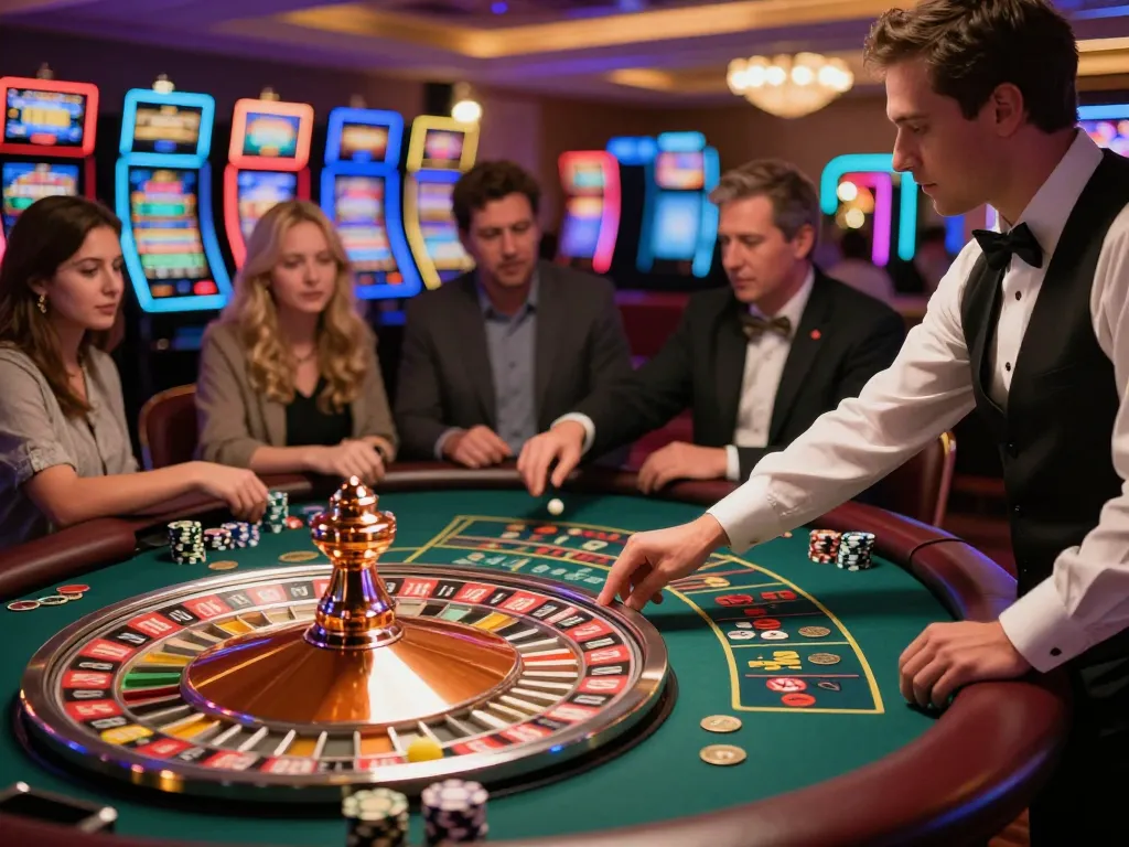 Players engaging in roulette at a casino table, experiencing excitement at 789club.
